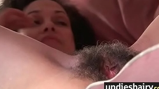 Thick innate tits and fur-covered vagina