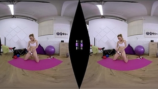 Sexy Morning Vagina Workout at the Gym 60 frames per second TMW VR