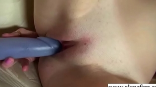 Sam Summers Ultra depraved chick shoved all kinds of sex tricks into her holes for masturbation clip 25